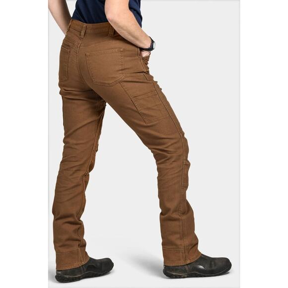 Dovetail Britt Utility Pants, Saddle Brown Canvas, Size 8 X 30 - Picture 3 of 4
